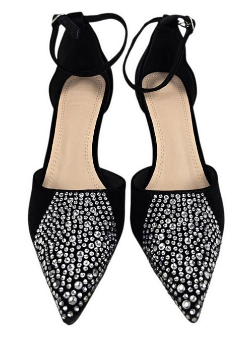 decollettè donna con strass nero Twenty Fourhaitch | NEW ORIONENERO